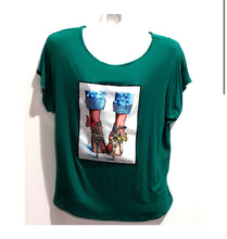 Load image into Gallery viewer, Bling heel Butterfly Shirts