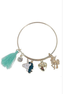 Unicorn Multi Charm Bracelet