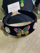 Load image into Gallery viewer, Colorful Butterfly Bling headband
