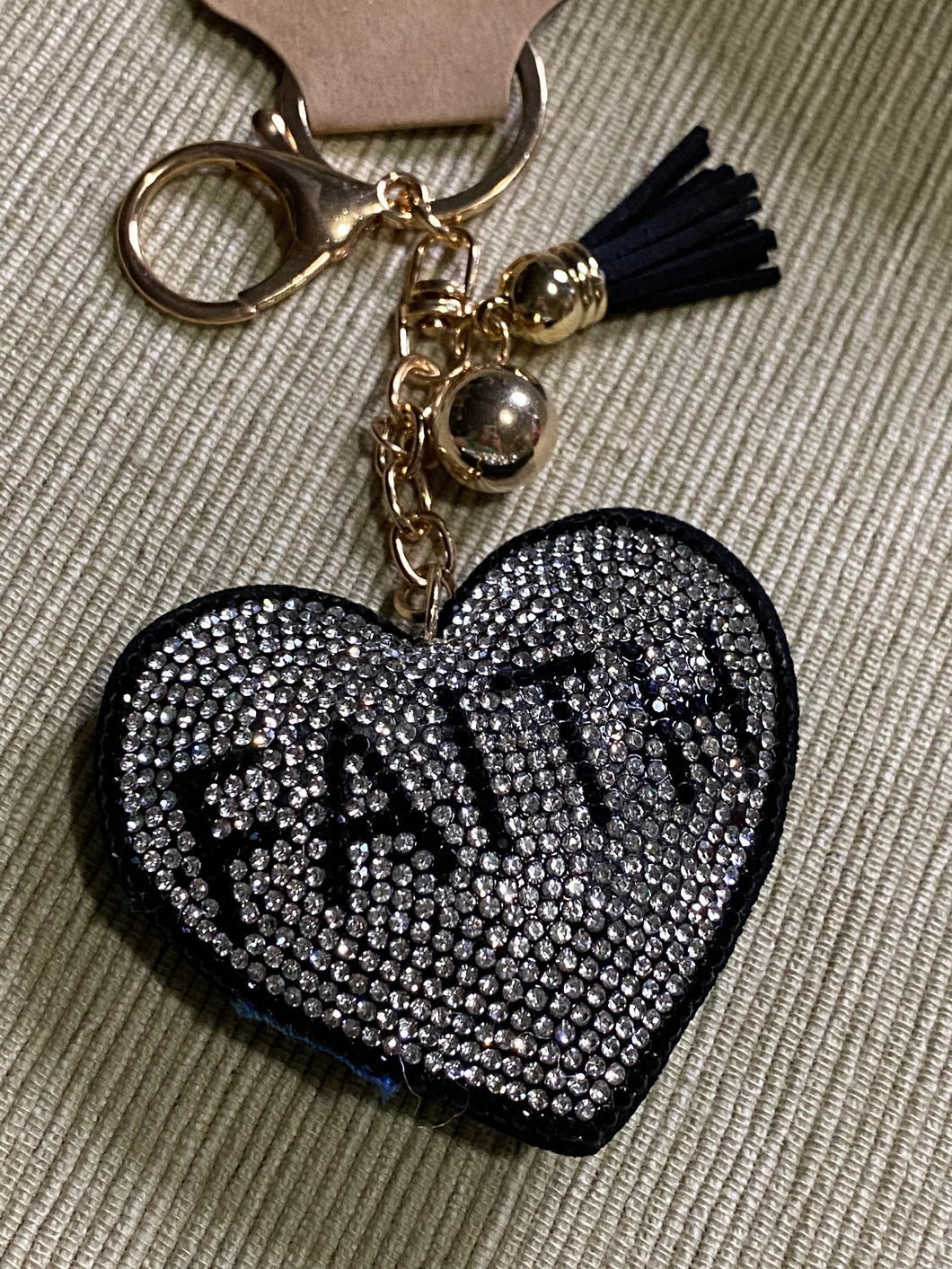 Heart shaped Faith Key chain