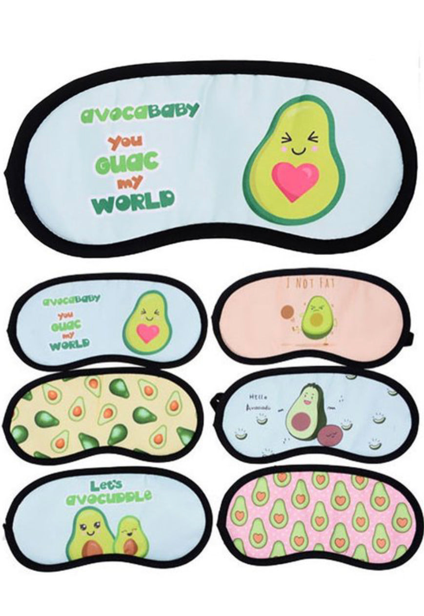 Avocado Theme Sleeping Mask