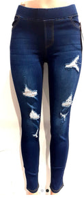 Ripped Jean Leggings 309