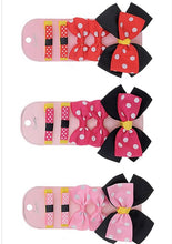 Load image into Gallery viewer, Mickey Mouse Hair Clip Bow Set
