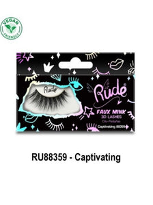 - RUDE Faux Mink 3D Lashes- Captivity