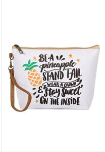 BE A PINEAPPLE COSMETIC BAG