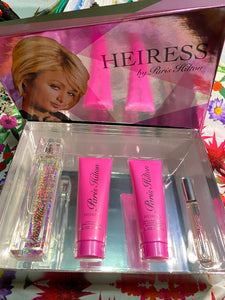 Paris Hilton Heiress 4 pc Perfume set