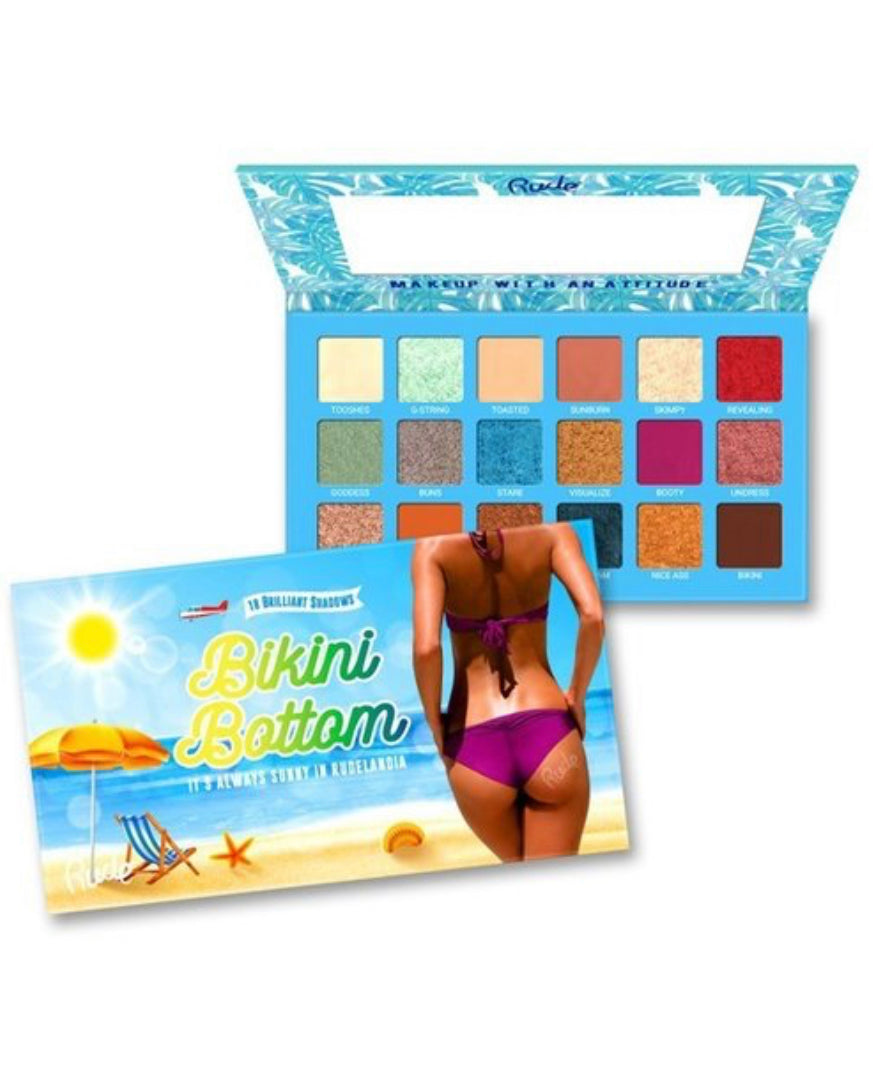 RUDE Bikini Bottom - 18 Eyeshadow PaletteThank