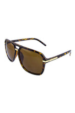 Load image into Gallery viewer, Unisex style square aviator fully rimmed plastic sunglasses
