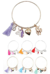 Unicorn Multi Charm Bracelet