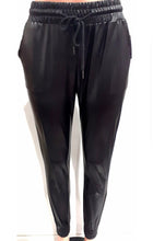 Load image into Gallery viewer, PU Leather Pants Black
