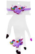 Load image into Gallery viewer, Kids Unicorn Soft and Animated Bracelet and Ring
