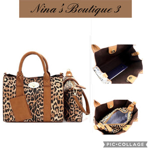 Leopard Bag Medium 2 pc