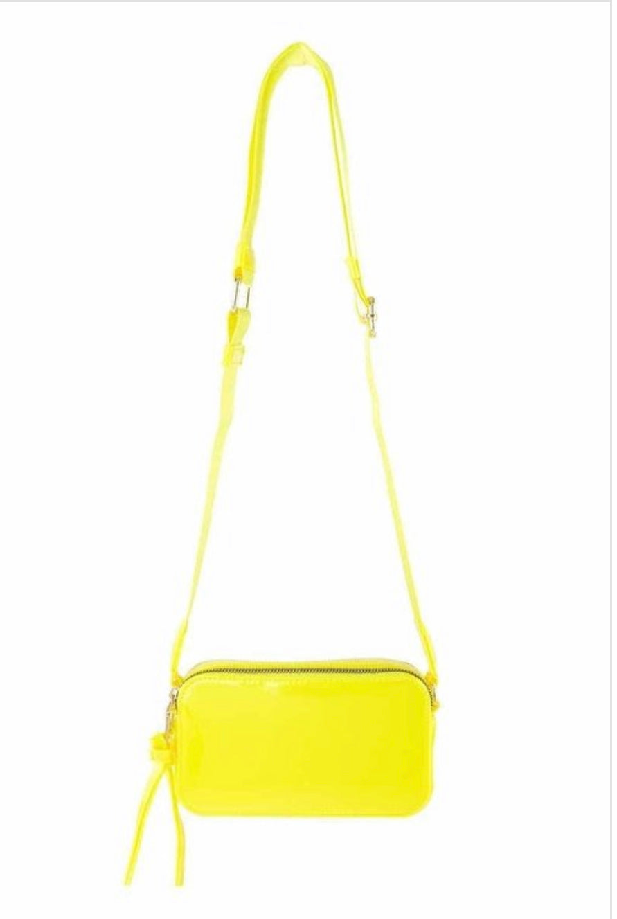 Neon Rectangular Jelly Bag