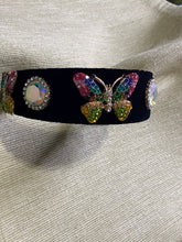 Load image into Gallery viewer, Colorful Butterfly Bling headband
