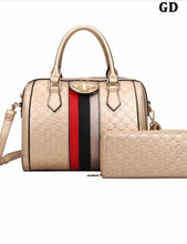 Load image into Gallery viewer, 2 pc Handbags with matching wallet
