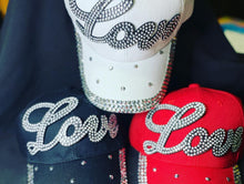 Load image into Gallery viewer, Love bling hats
