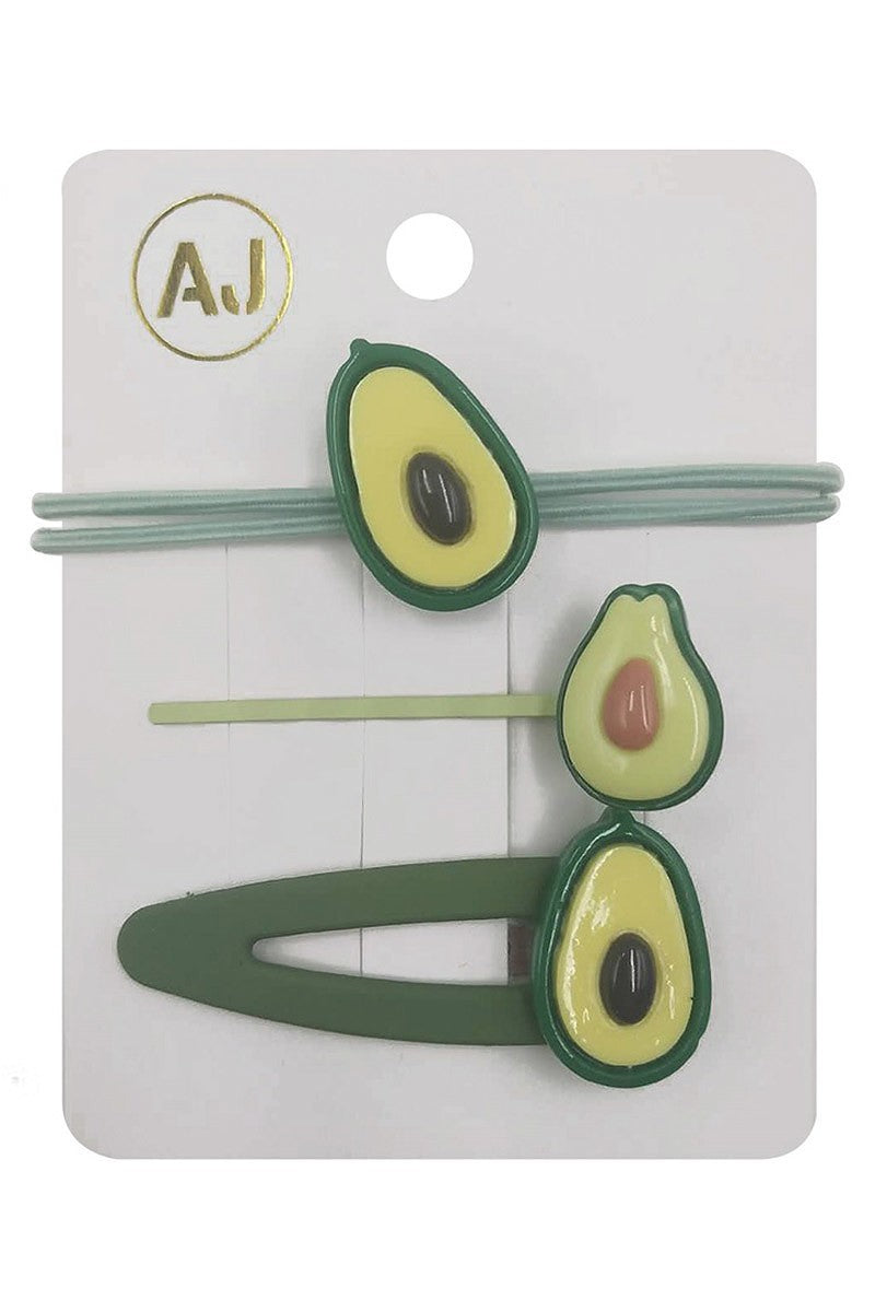 Avocado 3pc hair set