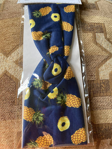 Pineapple Print Headwrap