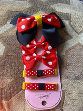 Load image into Gallery viewer, Mickey Mouse Hair Clip Bow Set
