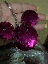 Load image into Gallery viewer, Mickey Novelty Sequin key Chain
