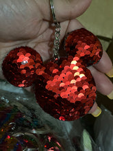 Load image into Gallery viewer, Mickey Novelty Sequin key Chain
