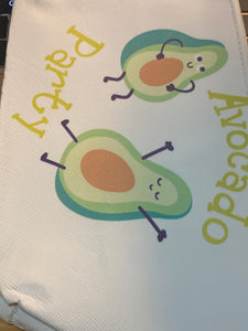 Avocado Theme Pouch/ Makeup bag