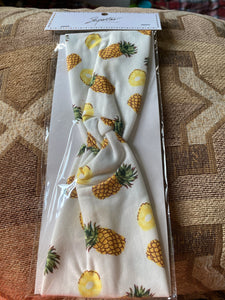 Pineapple Print Headwrap