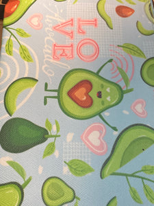 Avocado Theme Pouch/ Makeup bag