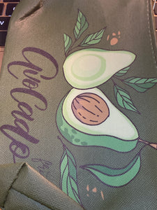 Avocado Theme Pouch/ Makeup bag